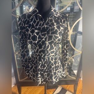 INC International Zebra Shirt